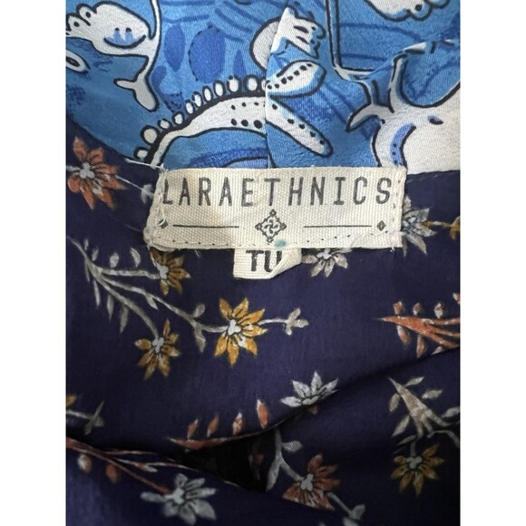 Lara Ethnics Bohemian Gypsy Hippie Satin Kimono Floral Paisley Maxi One Size - Picture 6 of 8